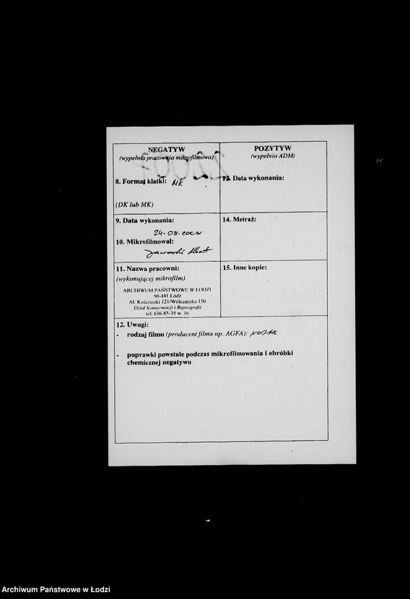 Obraz 3 z jednostki "Kripo 3000-3200 [Kartoteka skonfiskowanego majątku ruchomego u Żydów]"