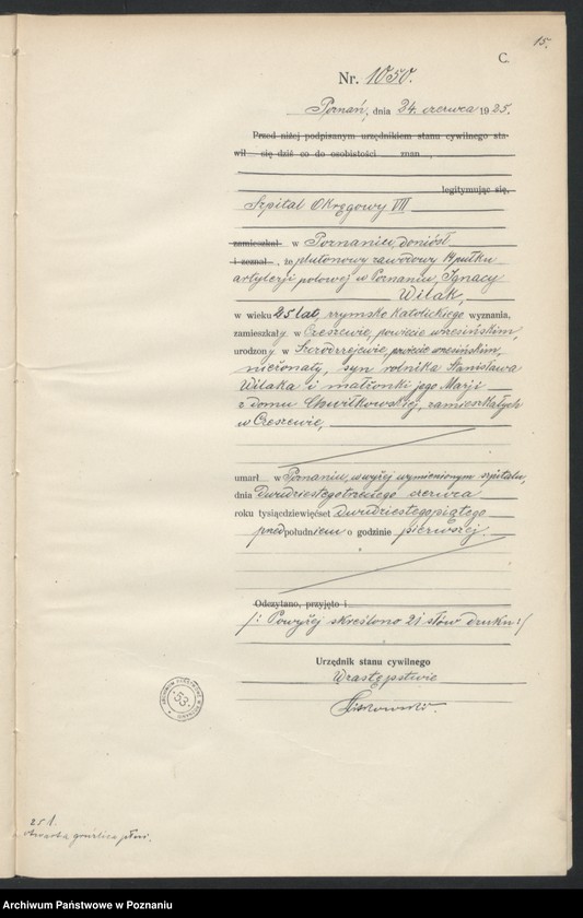 image.from.unit.number "Księga miejscowa zgonów tom III [Rejestr główny zgonów]"