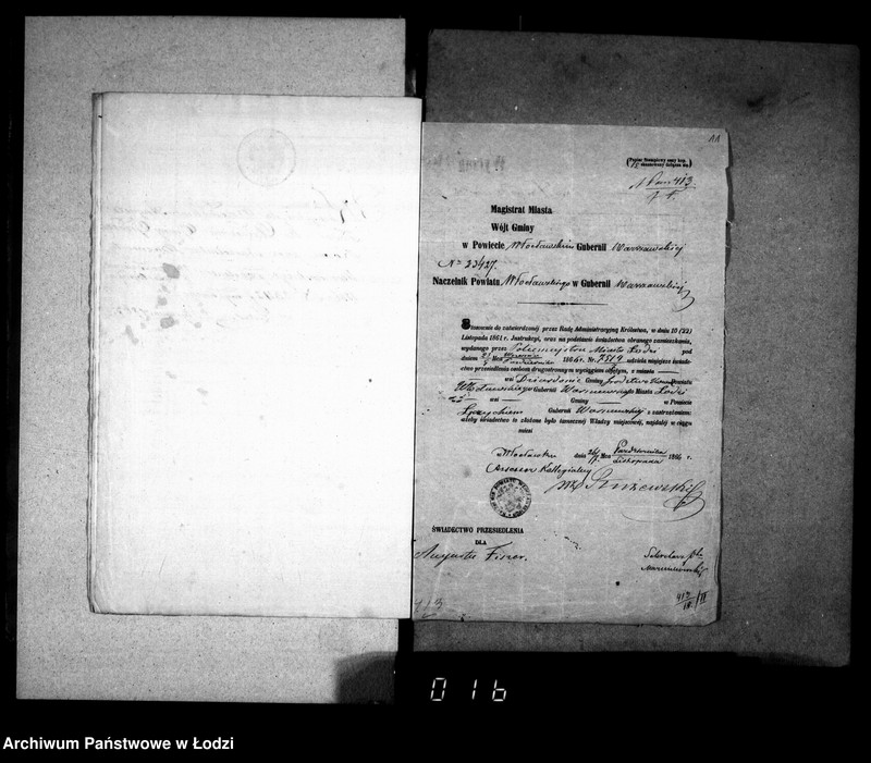 Obraz 14 z jednostki "Akta w przedmiocie świadectw przesiedleń"