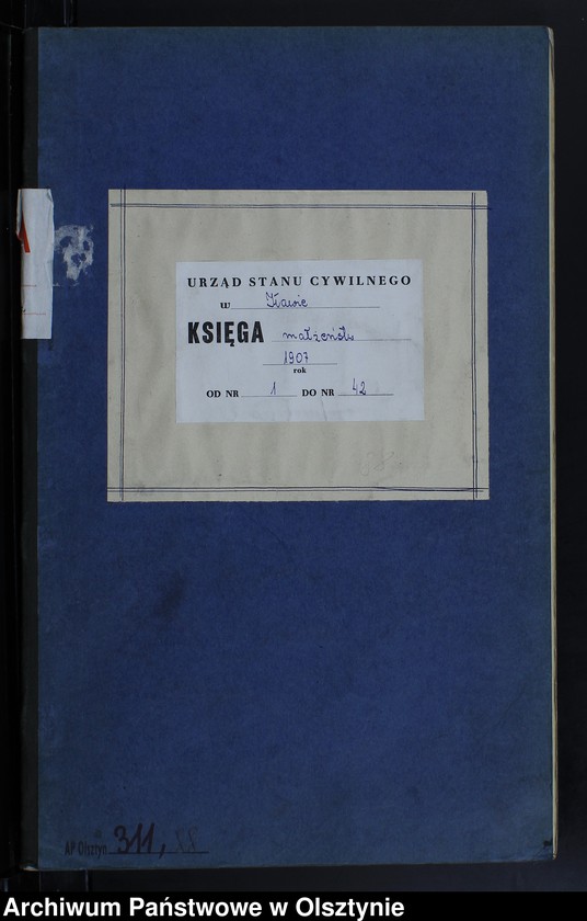 image.from.unit.number "Heiraths-Neben-Register Nr 1 - 42"