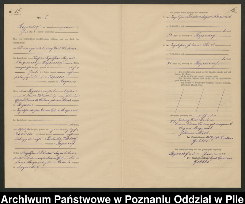 Obraz 11 z jednostki "Księga małżeństw"