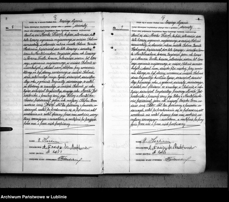 Obraz 8 z jednostki "Alegaty do ksiąg urodzeń, małżeństw i zgonów z lat 1847 - 1848"