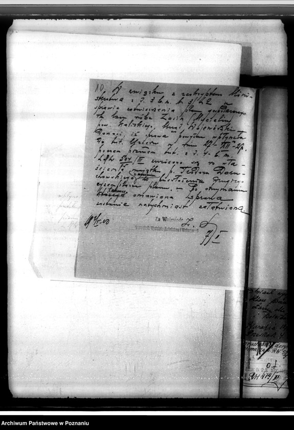 Obraz 14 z jednostki "Sprawa zmiany rodzaju użytków 0,63 ha gruntów leśnych we wsi Mycielin powiat kaliski"