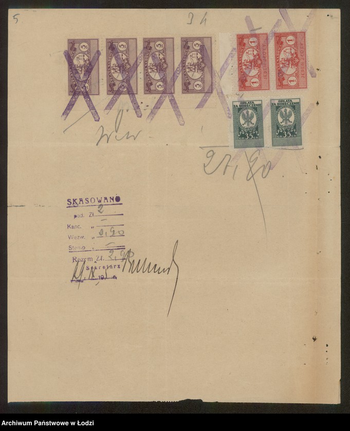 Obraz 7 z jednostki "Aron Dawidowicz- ekspedycja przewozowa i paczek pocztowych"