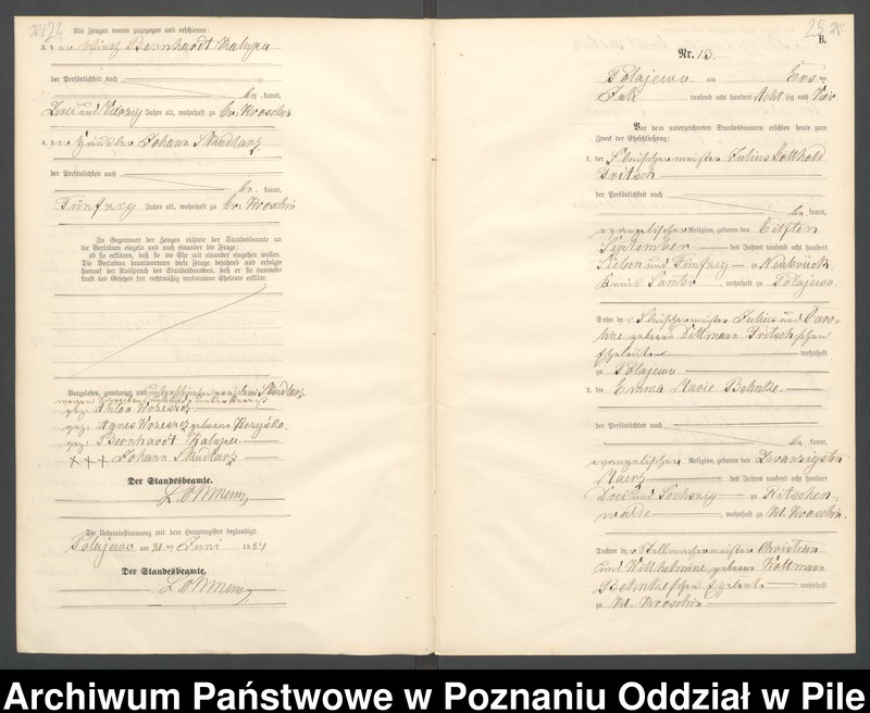 Obraz 15 z jednostki "Księga małżeństw"