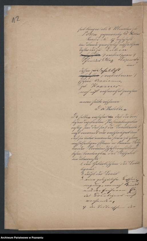 Obraz 14 z jednostki "Die von den Verlobten beigebrachten Urkunden zur Eheschliessung pro 1878"