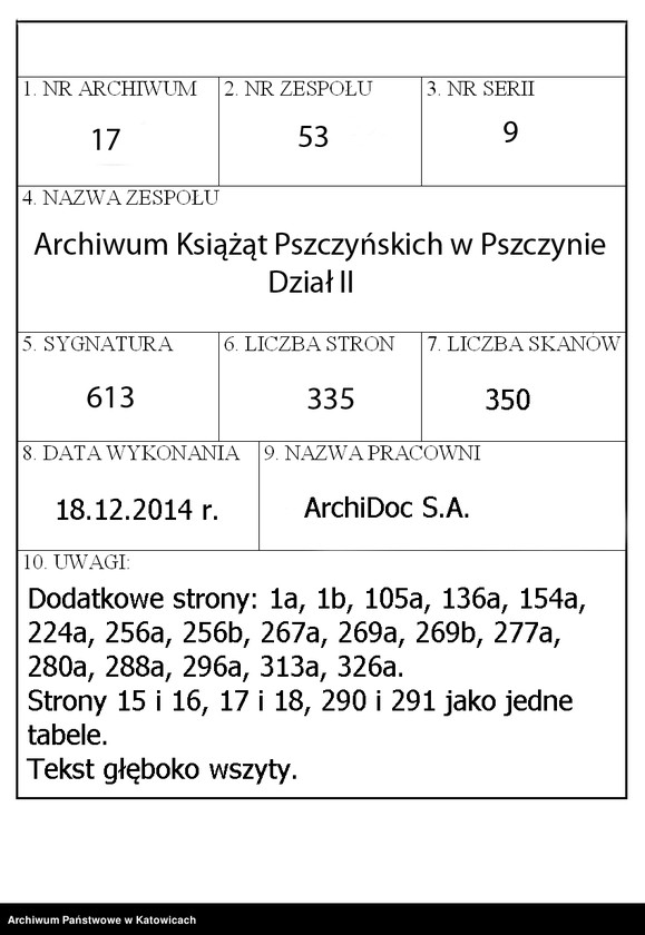 Obraz 1 z jednostki "Acta manualia betreffend Graf Kleist