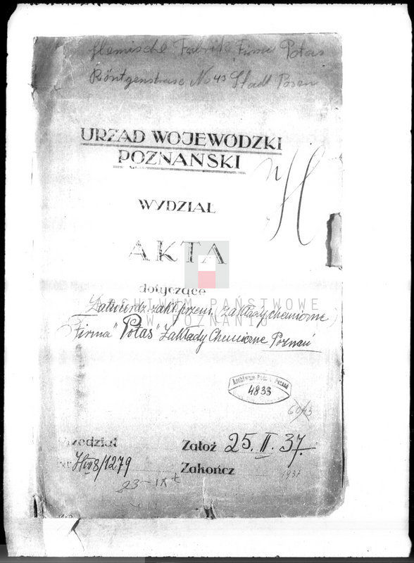 image.from.unit.number "Zatwierdzenie zakładu przemysłowego /zakłady chemiczne Firma Potas w Poznaniu/"