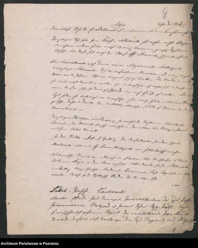 Obraz 13 z jednostki "A. betr. die Familie von Stablewski"