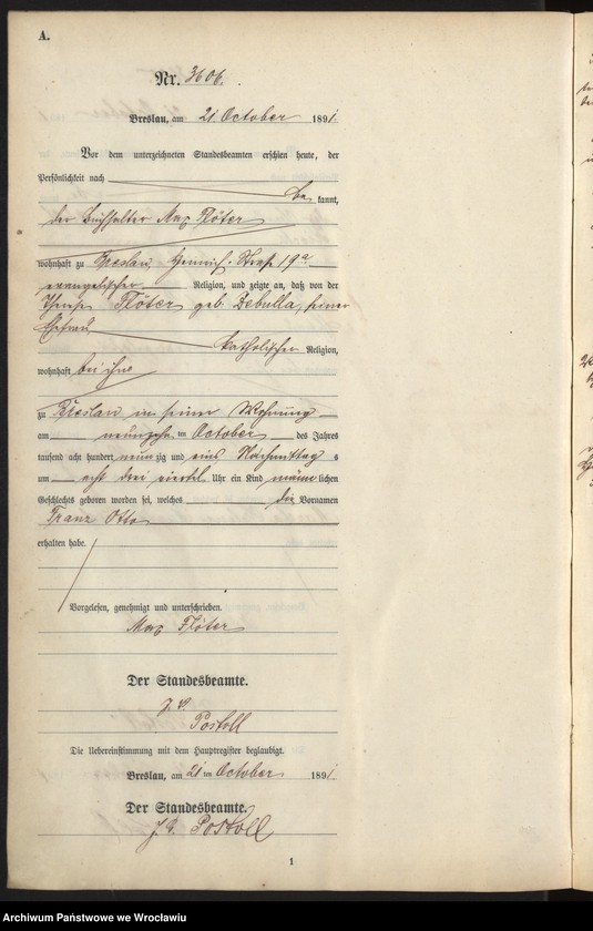 image.from.unit.number "Księga urodzeń Wrocław III 1891 t.10"