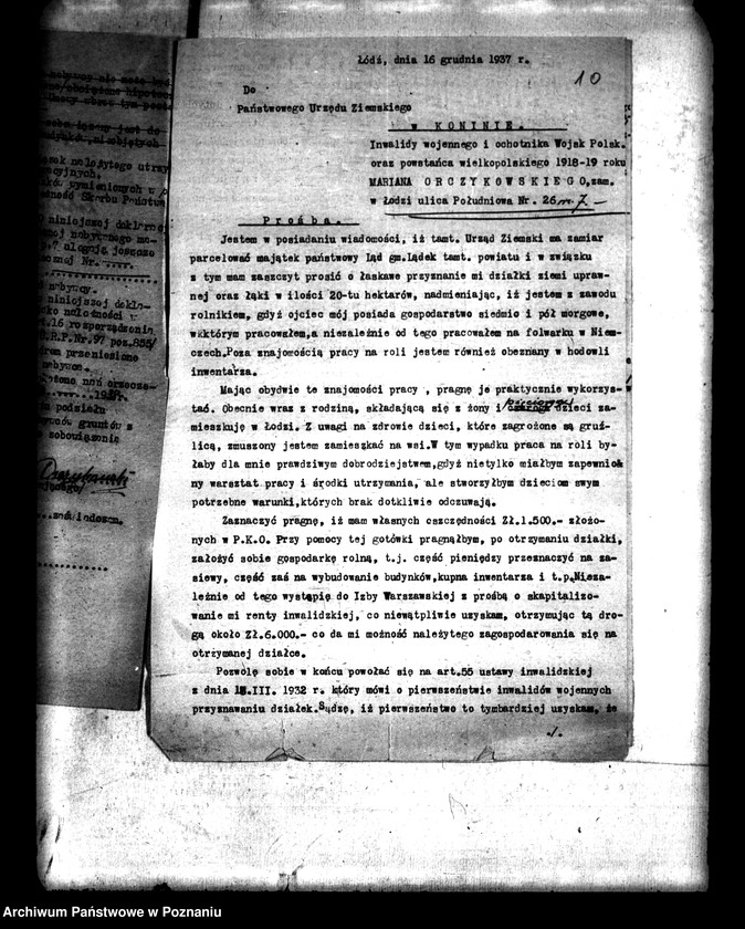 Obraz 14 z jednostki "Przymusowy wykup majątku ziemskiego Ląd na cele reformy rolnej"