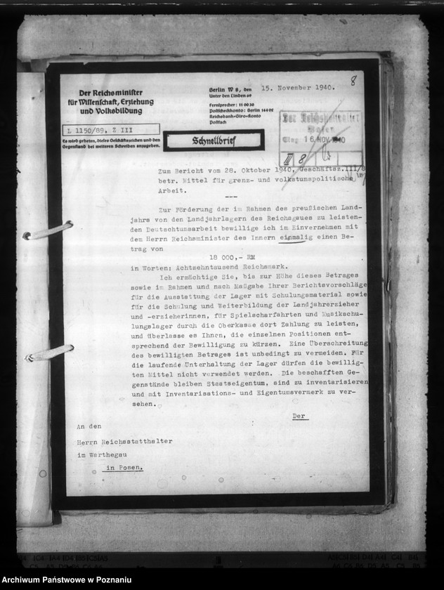 Obraz 12 z jednostki "Mitte; für die grenz- und volkstumspolitische Arbeit"