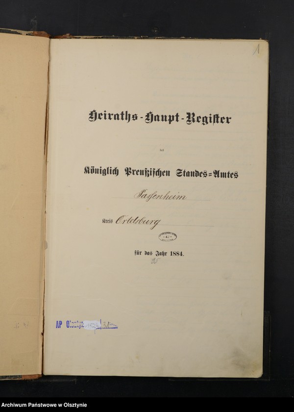 image.from.unit.number "Heiraths-Haupt-Register Nr 1 - 51"