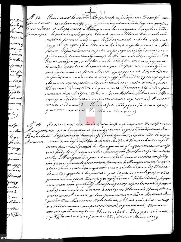 image.from.unit.number "Dublikat dlja zapisyvanija aktov o roždenii, brakosočetanii i smerti vižajnskogo prichoda na 1881 god"