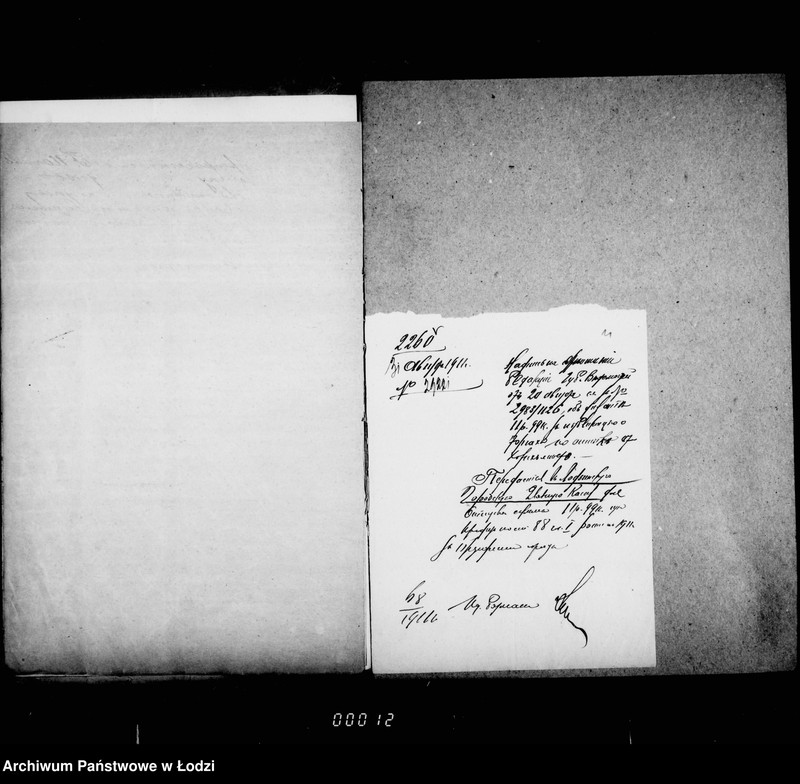 Obraz 11 z jednostki "Ob očistke i assenizacji otchožich mest v magistrackich zdanijach na vremja s 1 janvarja 1912 g. po 1 janvarja 1915 g."