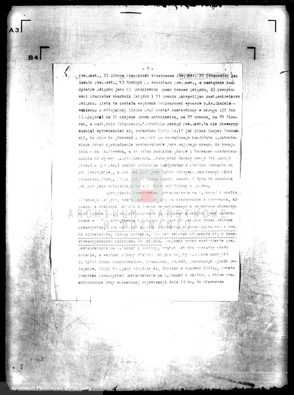 Obraz 9 z jednostki "/Stowarzyszenie Restauratorów i pokrewnych zawodów miasta stołecznego Poznania//"