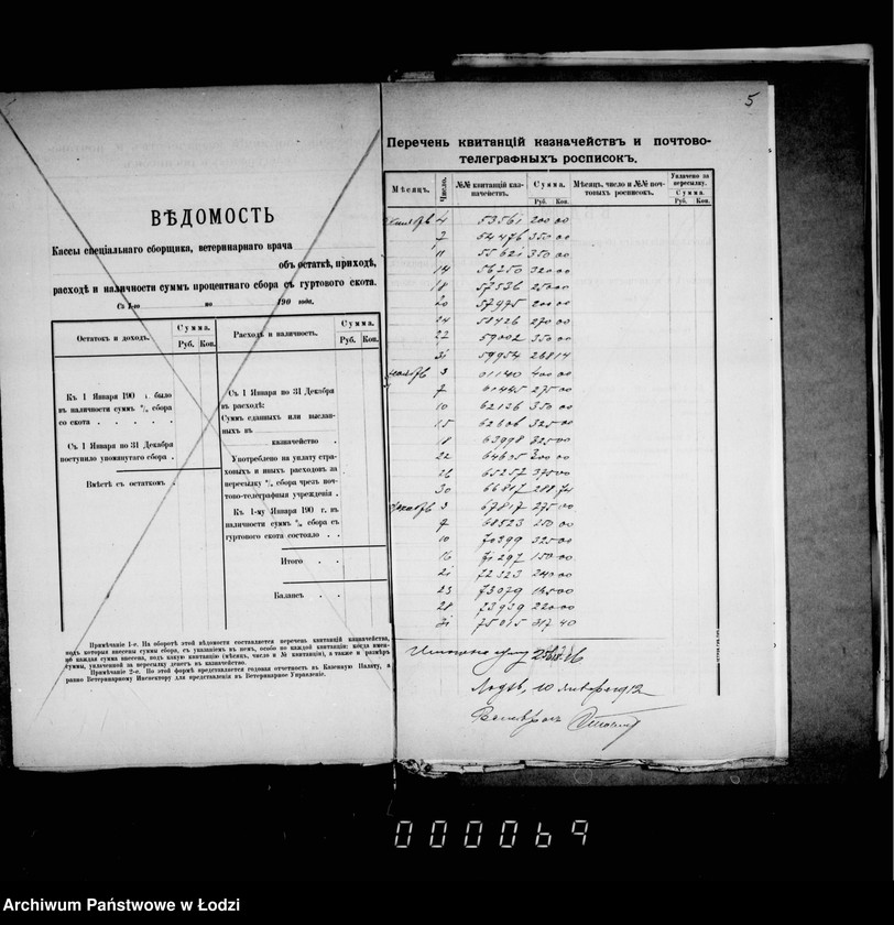 Obraz 8 z jednostki "Po % sboru za 1911 g."