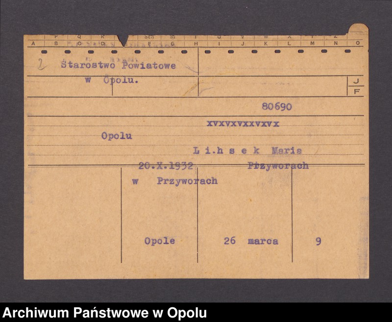 Obraz 4 z jednostki "[Klyszcz August, ur. 08.08.1915 Hindenburg]"