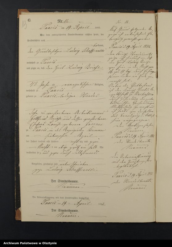 image.from.unit.number "Sterbe-Neben-Register Nr 1 - 38"