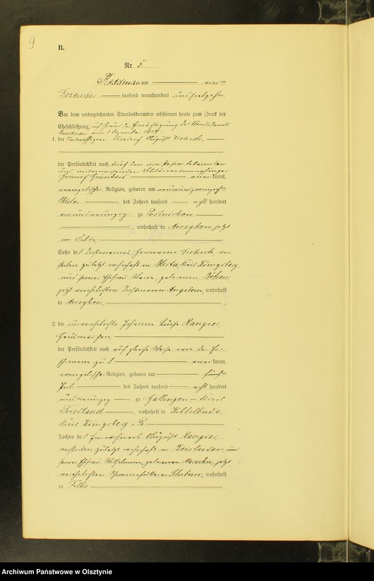 image.from.unit.number "Heiraths-Neben-Register Nr 1 - 8 [ Księga małżeństw - wtóropis ]"