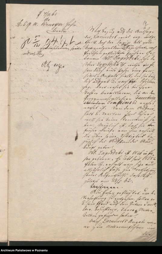 Obraz 11 z jednostki "A. betr. die Familie von Zagrodzki"