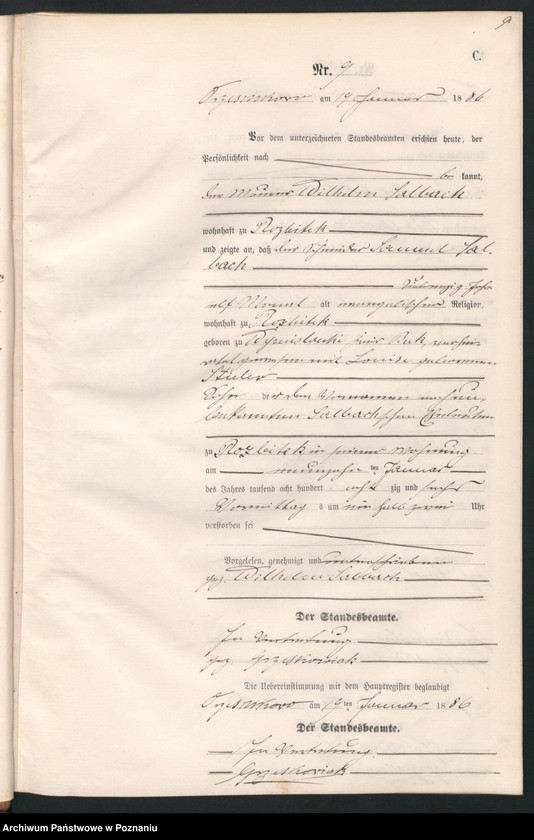 Obraz 12 z jednostki "Księga zgonów"