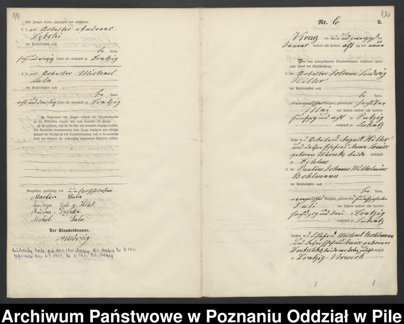 Obraz 9 z jednostki "Księga małżeństw"