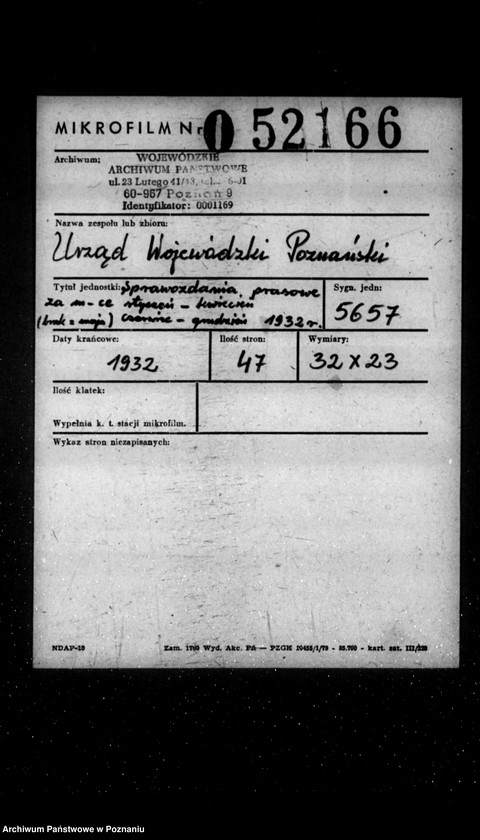 Obraz 2 z jednostki "Sprawozdanie prasowe za miesiące styczeń-kwiecień czerwiec- grudzień 1932 r."