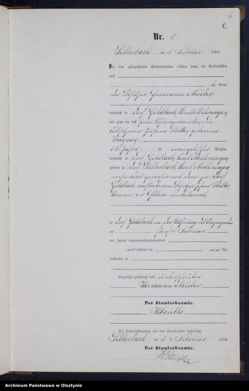 image.from.unit.number "Sterbe-Neben-Register Nr 1 - 47"