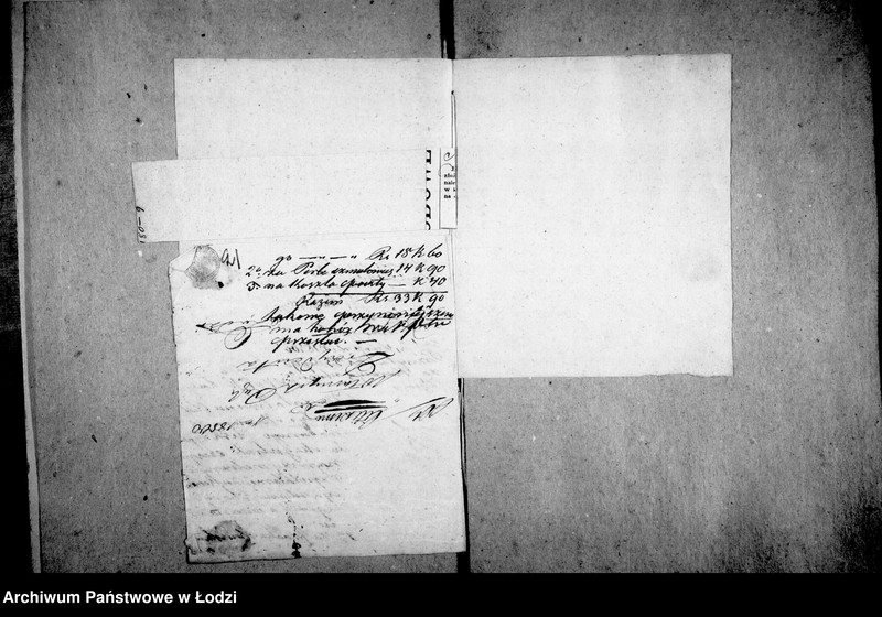 Obraz 20 z jednostki "Akta tyczące się kosztów kuracji"