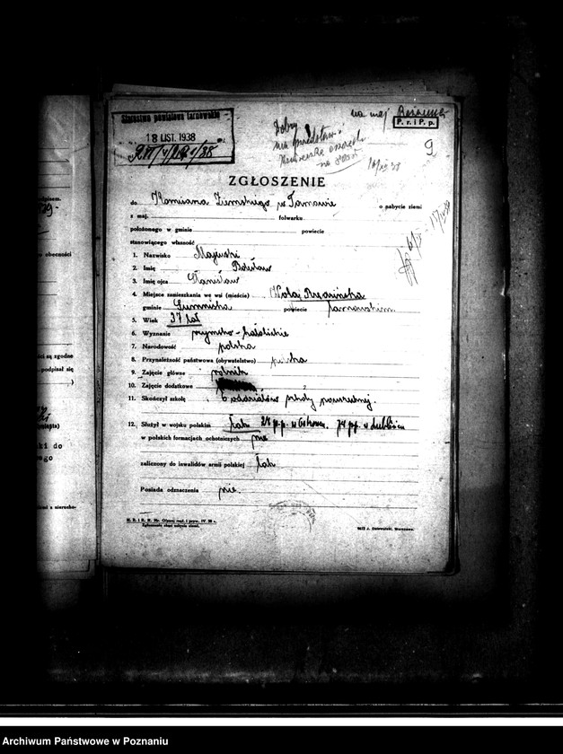 Obraz 13 z jednostki "Operat szacunkowy majątku Twierdzyń powiatu mogileńskiego"