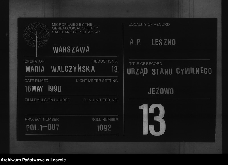 Obraz 1 z jednostki "[Księga zgonów]"