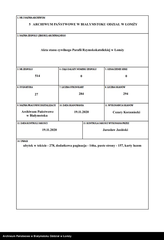image.from.unit.number "Akta urodzeń, małżeństw i zgonów"