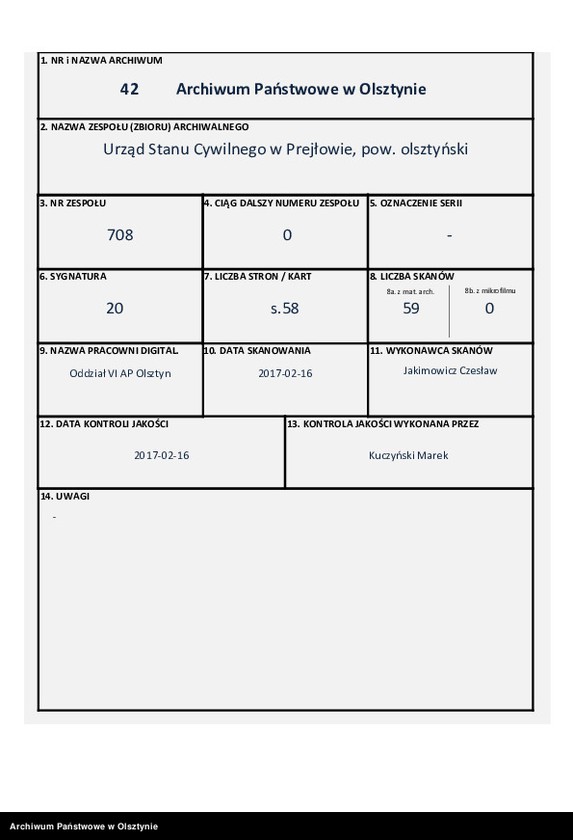 image.from.unit.number "Heiraths-Haupt-Register nr 1 - 14"