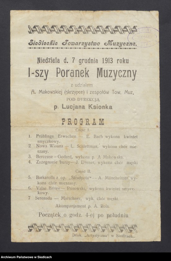 image.from.collection.number "Wieczory muzyczne w Siedlcach"