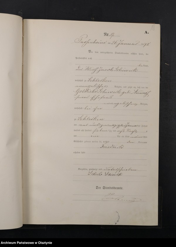 image.from.unit.number "Geburts-Haupt-Register Nr 1 - 208"