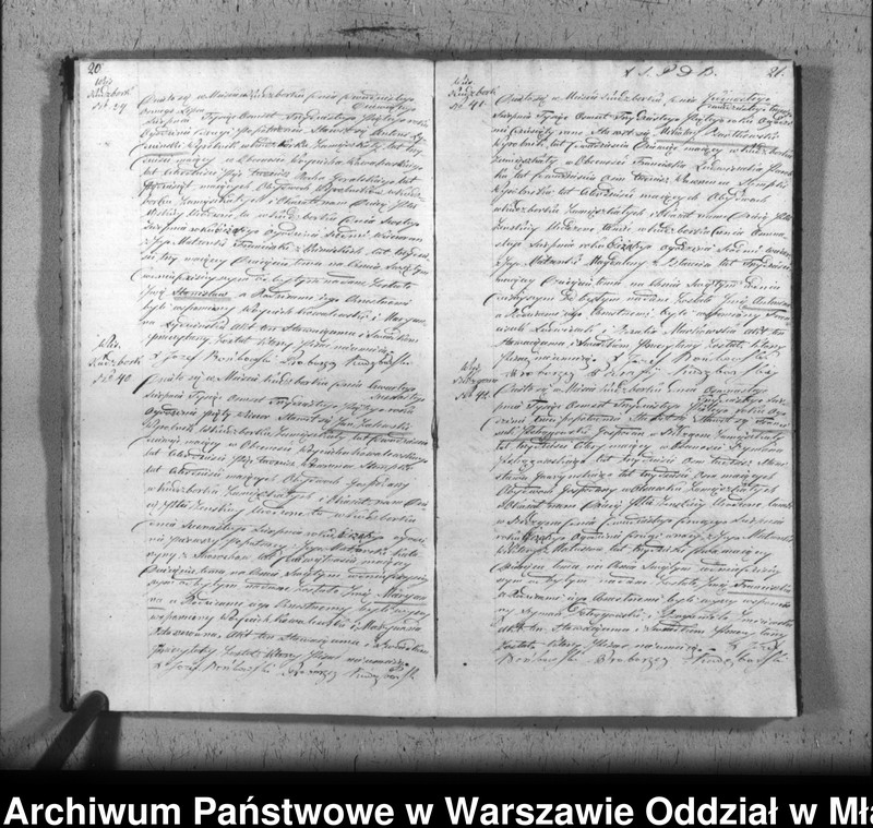Obraz 15 z jednostki "Akta urodzin, małżeństw i zgonów"