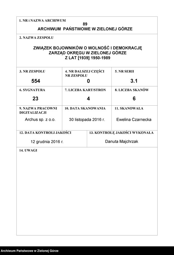 image.from.unit.number "Oddział Powiatowy ZBoWiD w Głogowie. Protokół walnego zgromadzenia Powiatowej Organizacji ZBoWiD w Głogowie"