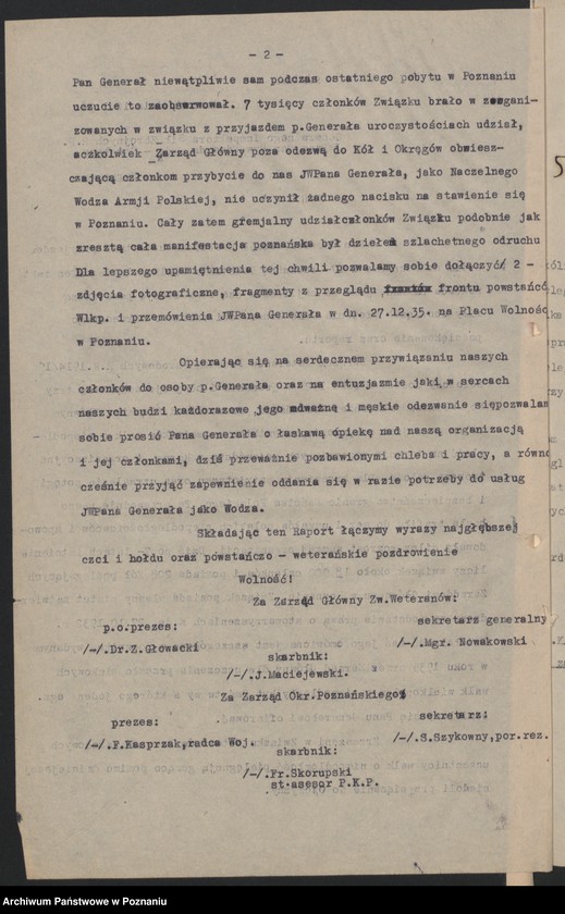 image.from.unit.number "I. Walny Zjazd Delegatów Okręgu Poznańskiego Związku Weteranów Powstań Narodowych 1.III.1936 r."