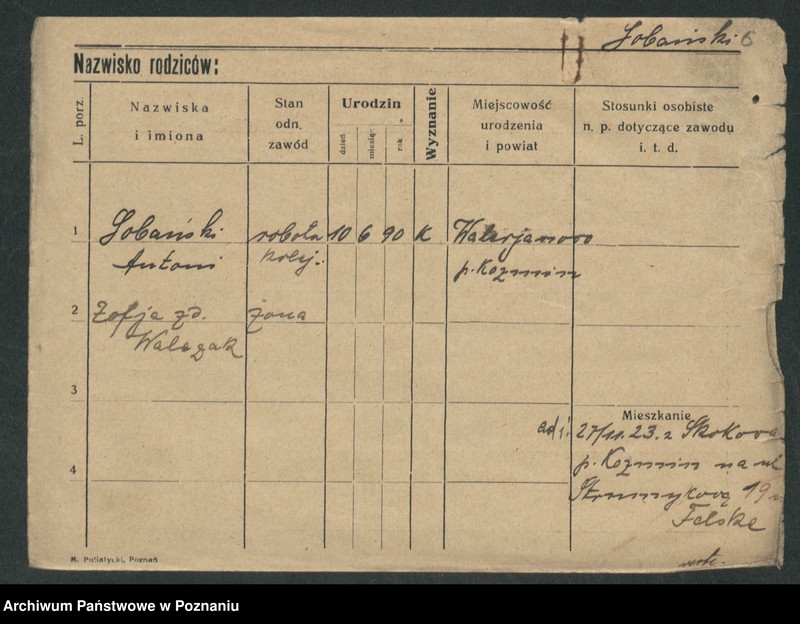 Obraz 16 z jednostki "Sobański - Sobczak"