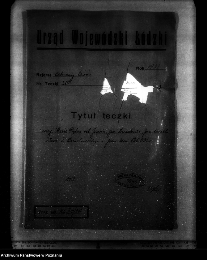 Obraz 4 z jednostki "Majętność. Część vel Joasin, gmina Dziadowice powiat turecki własność T. Doruchowskiego"