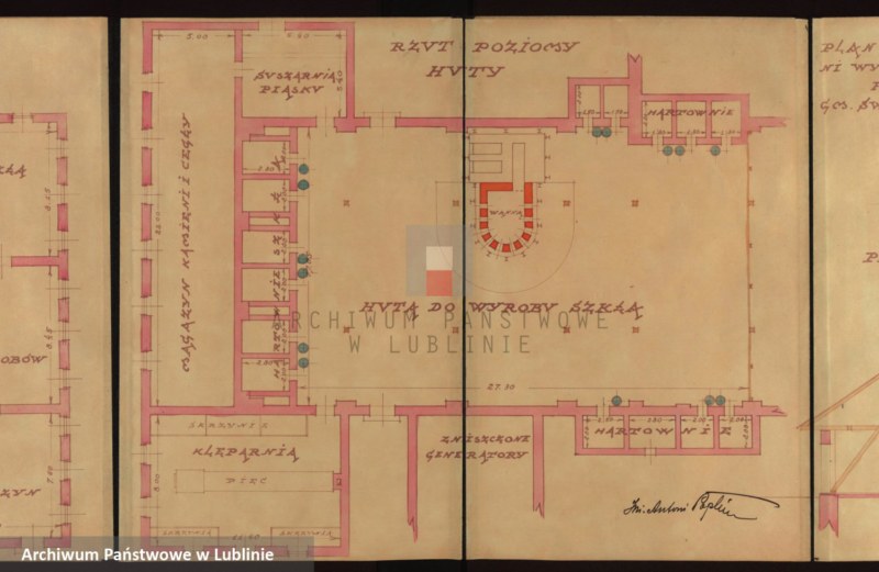 image.from.unit.number "[Projekt huty szklanej Spółdzielni Wytwórczej "Szklarnia" w Orzeszu, filia Ruda-Opalin, pow. chełmski]"