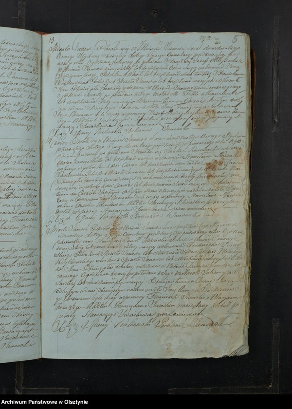 image.from.unit.number "Akta Urodzenia, Małżeństw, Zeyścia Parafii Janowo Powiatu Przasnyskiego Gubernij Płockiej z Roku 1851"