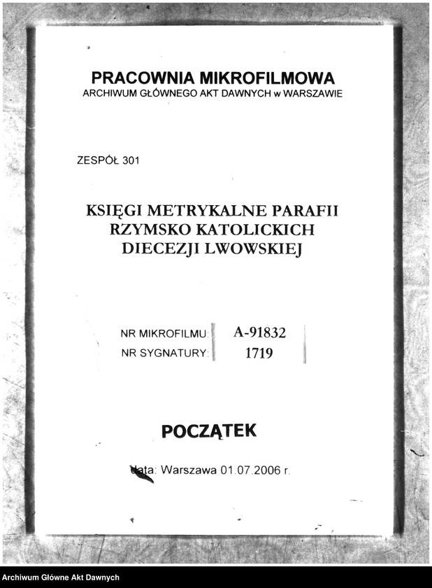 image.from.unit.number "Parafia: Gołogóry. Dekanat: Złoczów. Księga metrykalna urodzeń tylko dla wsi Nowosiółki. Tom VI-VII."