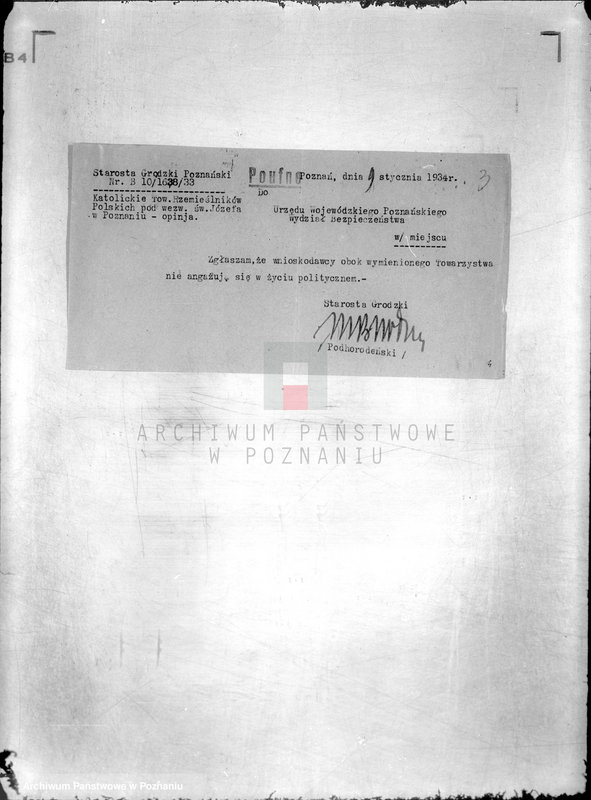 Obraz 7 z jednostki "/Katolickie Towarzystwo Rzemieślników Polskich w Poznaniu/"