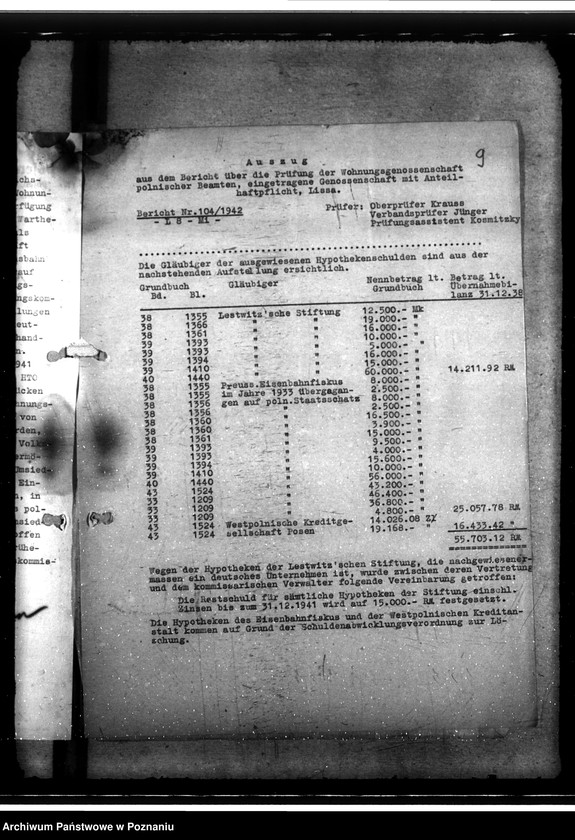 Obraz 13 z jednostki "Beamtenwohnungsverein in Lissa (Leszno)"