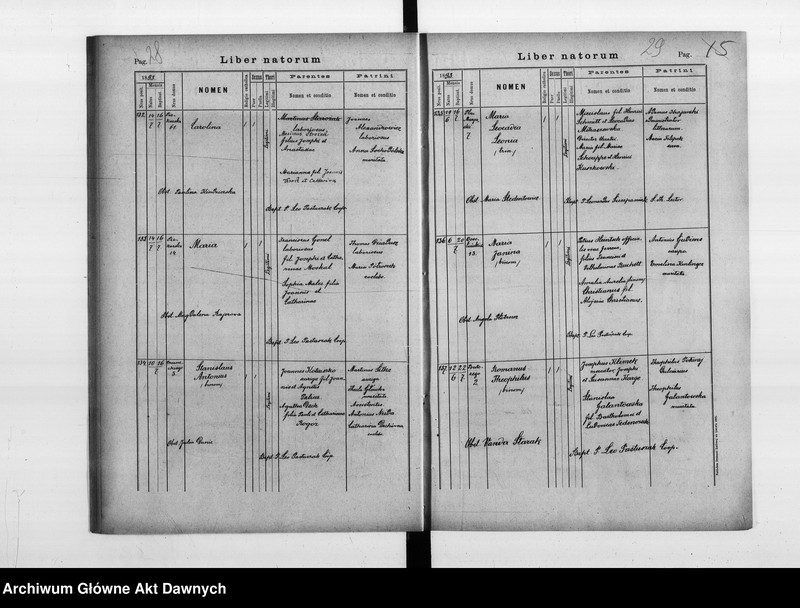 image.from.unit.number "Parafia: Lwów, parafia św. Andrzeja. Dekanat: Lwów. Księga metrykalna urodzeń, ślubów i zgonów dla całej parafii."