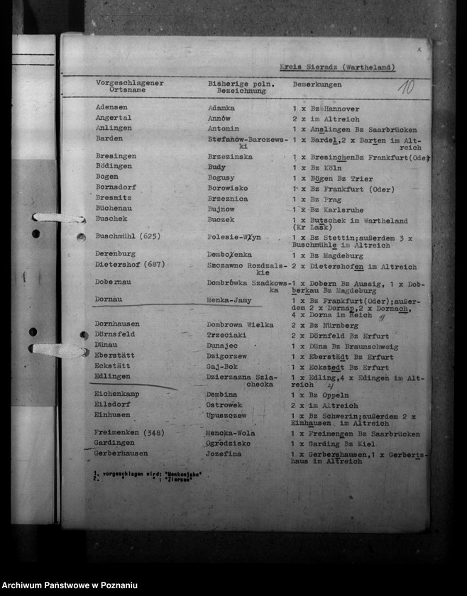 Obraz 14 z jednostki "Ortsnamenänderung - Kreis Sieradz"