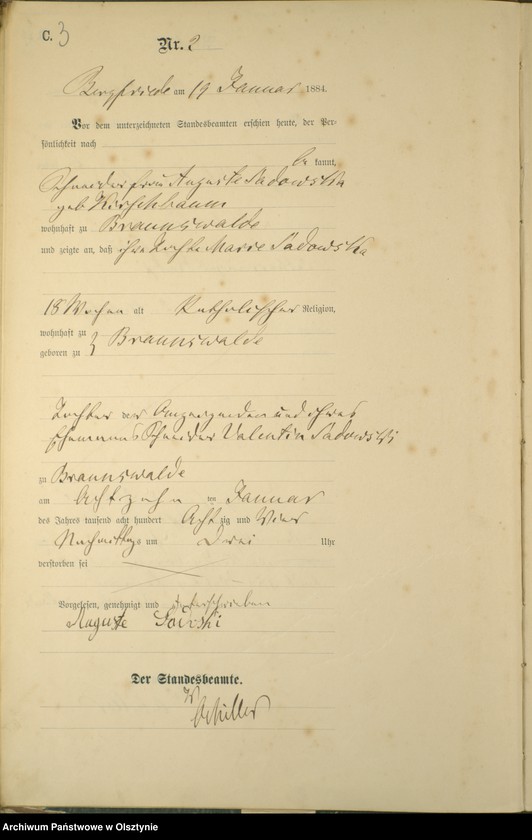 image.from.unit.number "Sterbe-Haupt-Register Nr 1 - 64"
