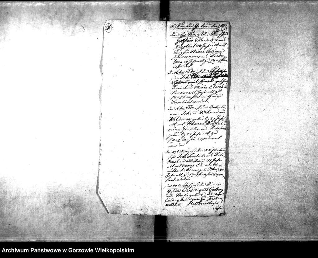 image.from.unit.number "Duplikate der Kirchenbücher von der Parochie Zanzhausen: Zanzhausen (Santoczno), Lotzen (Łośno), Rohrbruch (Rybakowo)"